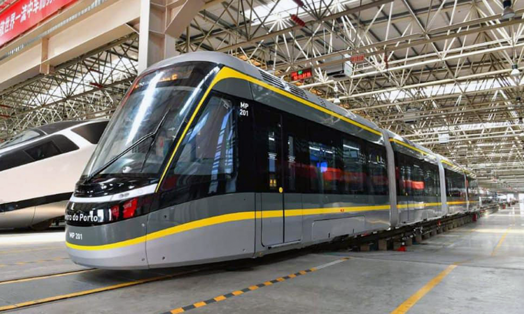 CRRC Tangshan Completes First New Porto LRV The International Light Rail Magazine