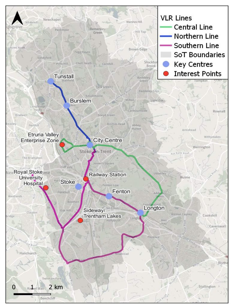 Plans revealed for StokeonTrent VLR network The International Light